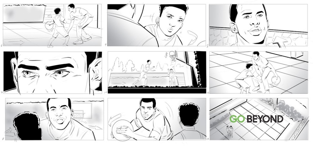 Beyond Meat Storyboard from Joe James at Saint James Studios